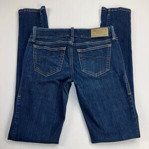 Diesel Industry Grupee Low Rise Super Slim Skinny Dark Wash Jeans Size 27/32